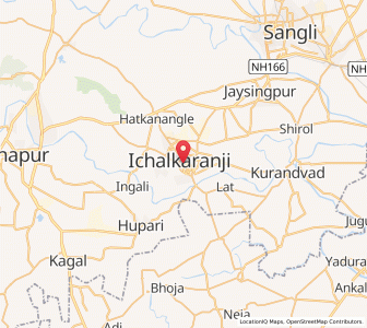 Map of Ichalkaranji, Maharashtra