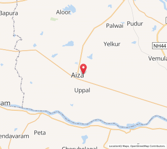 Map of Ij, Andhra Pradesh