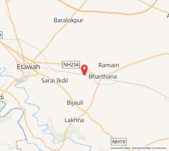 Map of Ikarpur, Uttar Pradesh