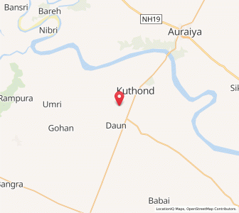 Map of Ikon, Uttar Pradesh