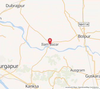 Map of Ilam Bazar, West Bengal