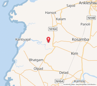 Map of Ilav, Gujarat