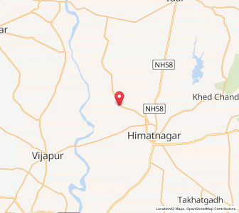 Map of Ilol, Gujarat