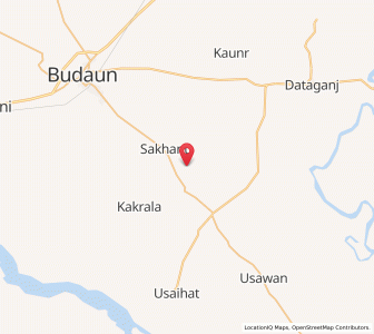 Map of Imadpur, Uttar Pradesh