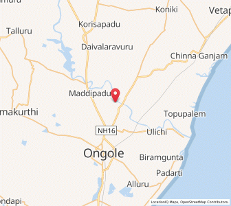 Map of Inamanamelluru, Andhra Pradesh