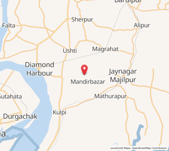 Map of Inayetpur, West Bengal
