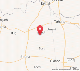 Map of Inda Chhoi, Haryana