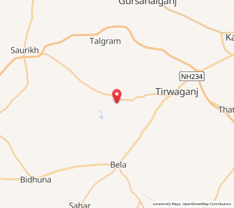 Map of Indergarh, Uttar Pradesh