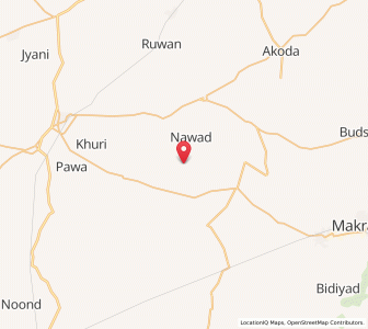 Map of Indoka, Rajasthan