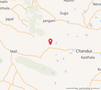 Map of Indurti, Andhra Pradesh