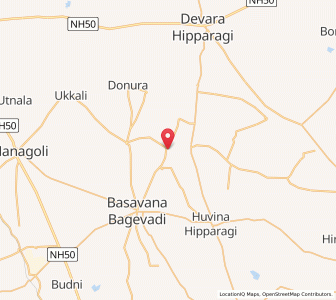 Map of Ingleshwar, Karnataka