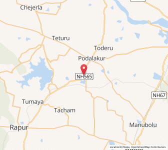 Map of Inukurti, Andhra Pradesh