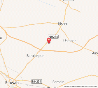 Map of Iren, Uttar Pradesh