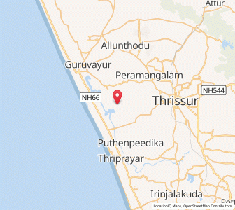 Map of Irimbranallur, Kerala