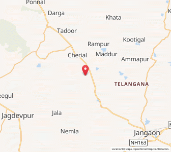 Map of Irranapet, Andhra Pradesh