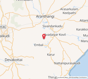 Map of Irumbanadu, Mizoram