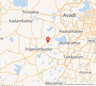Map of Irungattukottai, Tamil Nadu