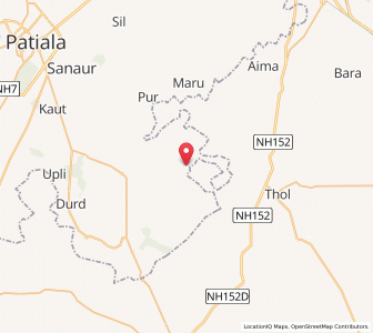 Map of Isarheri, Punjab