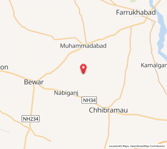 Map of Isepur, Uttar Pradesh
