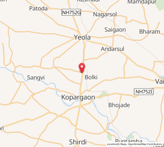 Map of Isgaon, Maharashtra