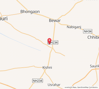 Map of Ishapur Dikhatmai, Uttar Pradesh