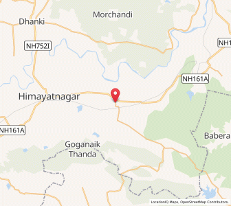 Map of Islahpur, Maharashtra