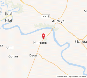 Map of Itaha Kalpi, Uttar Pradesh