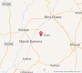Map of Itaiya, Madhya Pradesh