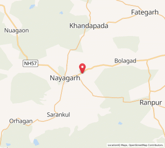 Map of Itamati, Odisha