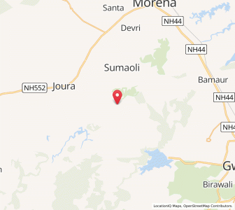 Map of Itawali, Madhya Pradesh