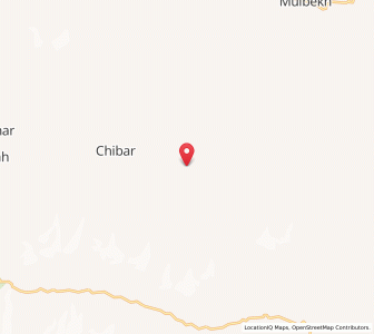 Map of Itchu, Kashmir