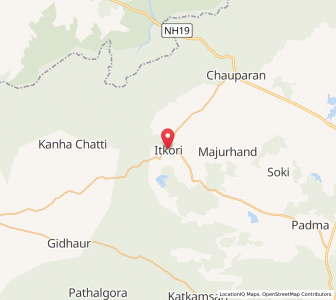 Map of Itkhori, Jharkhand