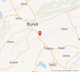 Map of Itoda, Rajasthan