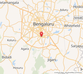Map of J P Nagar 6th Phase, Karnataka