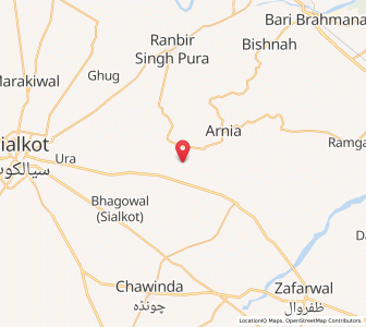 Map of Jabwal Kalan, Kashmir