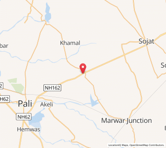Map of Jadan, Rajasthan
