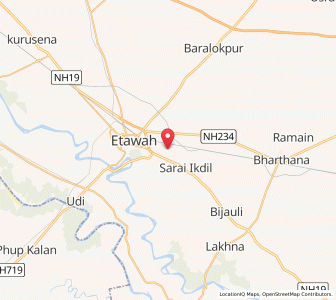 Map of Jadaunpur, Uttar Pradesh