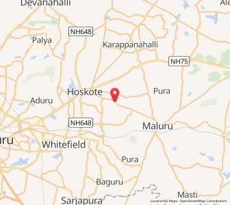 Map of Jadgenhalli, Karnataka
