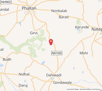 Map of Jadho, Maharashtra