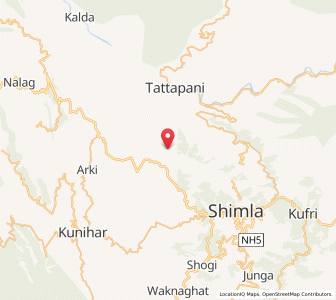 Map of Jadhog, Himachal Pradesh