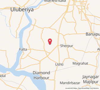 Map of Jafarpur, West Bengal