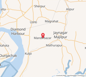 Map of Jagadispur, West Bengal