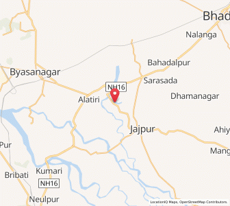 Map of Jagannathprasad, Odisha