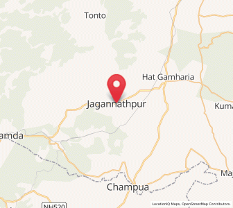 Map of Jagannathpur, West Bengal