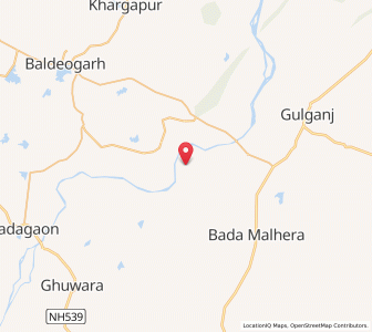 Map of Jagapur, Madhya Pradesh