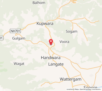 Map of Jagarpur, Kashmir