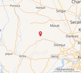 Map of Jagatballabhpur, West Bengal