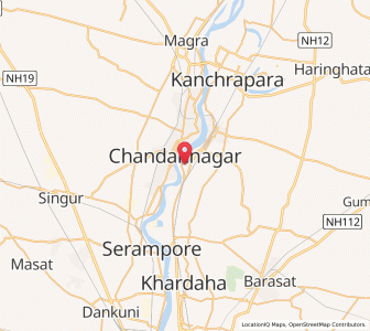 Map of Jagatdal, West Bengal