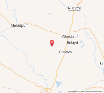 Map of Jagoti, Madhya Pradesh