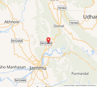 Map of Jagtambe, Kashmir